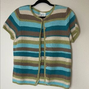 Christopher & banks crochet top